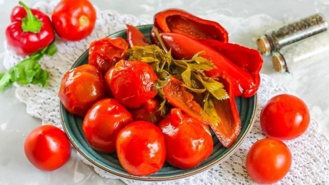 Малосольные помидоры черри быстрого приготовления