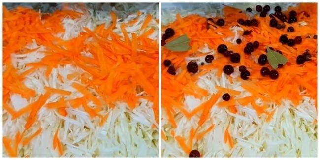 Квашенная капуста с морковкой на корейской терке