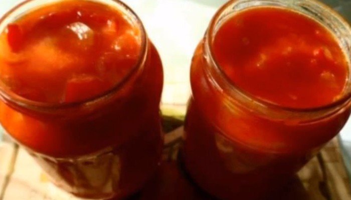 Лечо из огурцов на зиму с томатной пастой