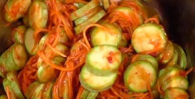 Корейский салат из огурцов на зиму