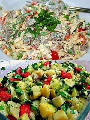 Простые и вкусные салаты
